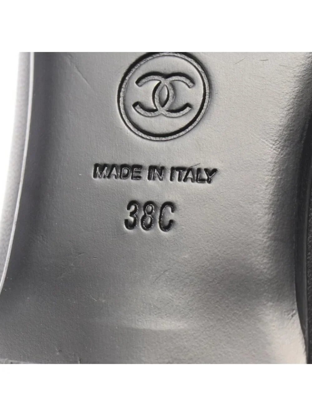 Chanel CC Logo Opera Shoes Leather - Picture 6 of 11